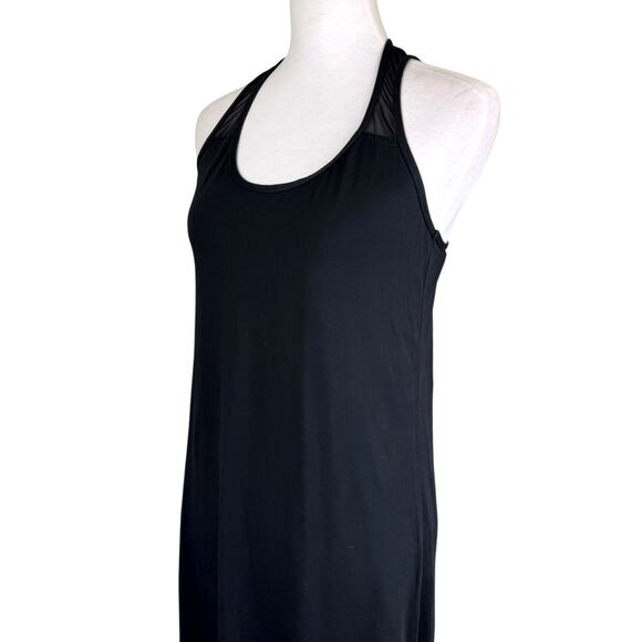 Tommy Bahama Black Sleeveless Sheer Mesh Slim Fit Maxi Dress - Picture 4 of 7